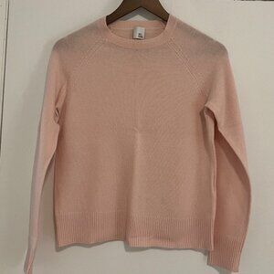 Women's Iris & Ink Cashmere Pink Sweater - Size Small